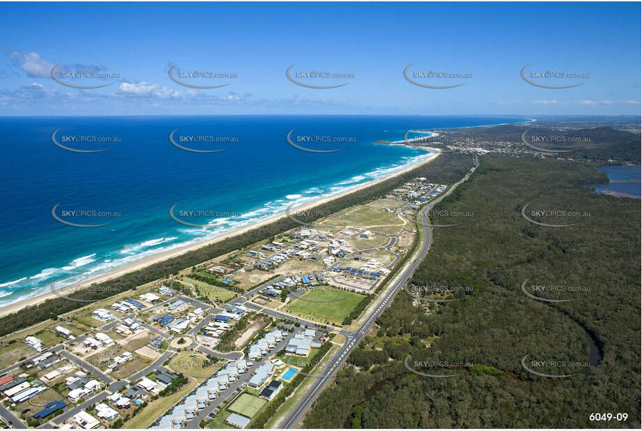 Aerial Photo Casuarina Beach NSW Aerial Photography