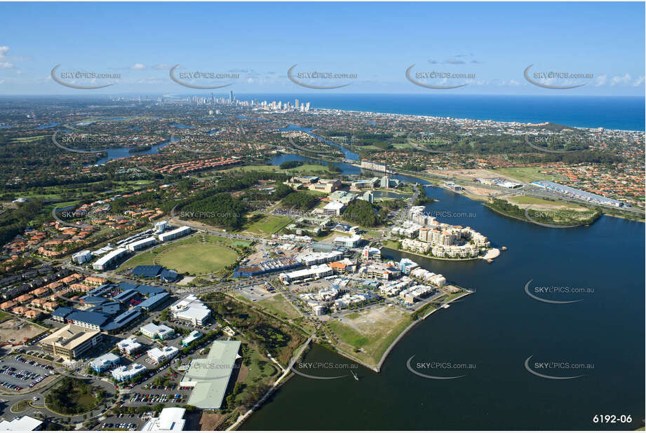 Aerial Photo Varsity Lakes QLD Aerial Photography