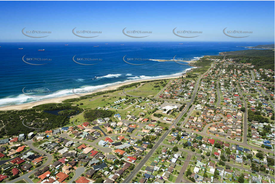 Aerial Photo Caves Beach NSW Aerial Photography