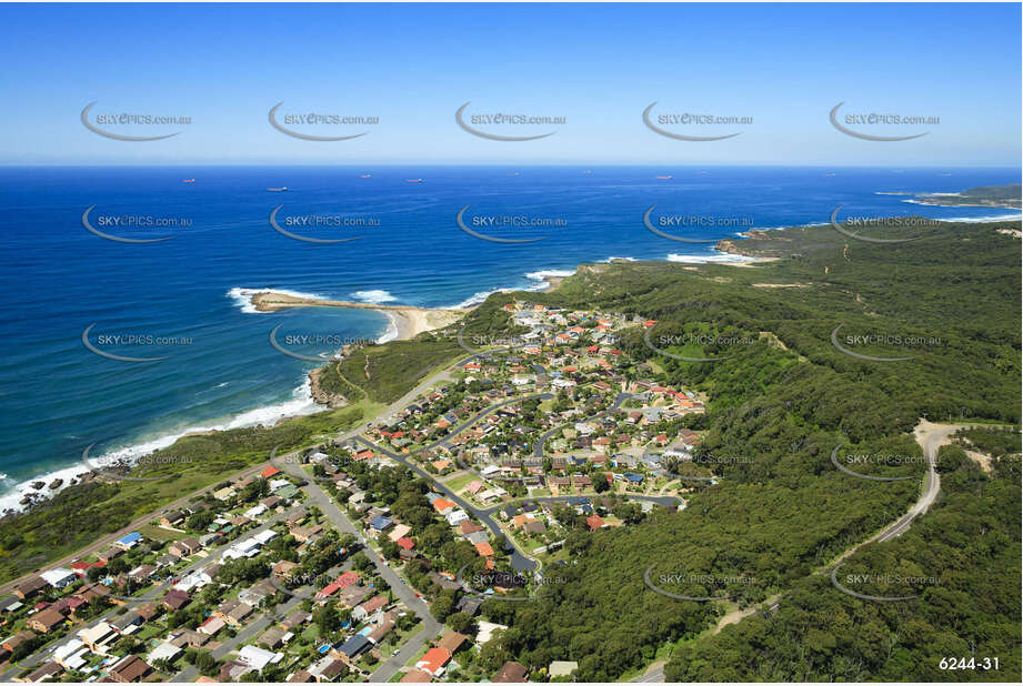 Aerial Photo Caves Beach NSW Aerial Photography