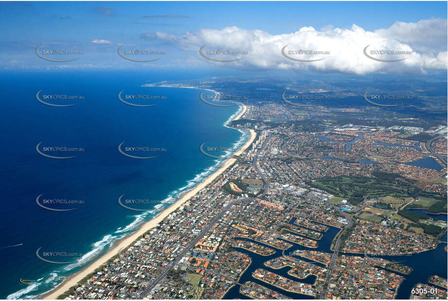 Aerial Photo Mermaid Beach QLD Aerial Photography