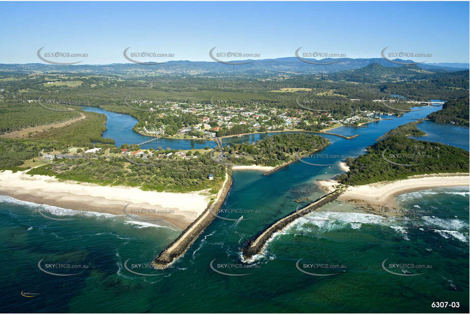 Aerial Photo Brunswick Heads NSW Aerial Photography