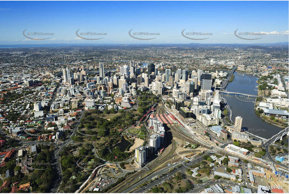 Aerial Photo Brisbane CBD QLD Aerial Photography