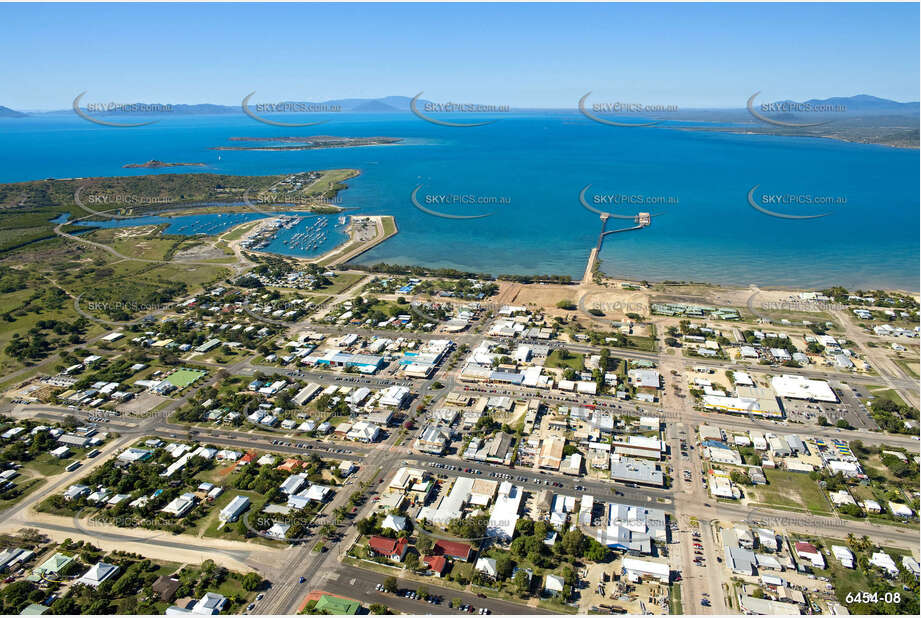 Aerial Photo Bowen CBD Area Aerial Photography