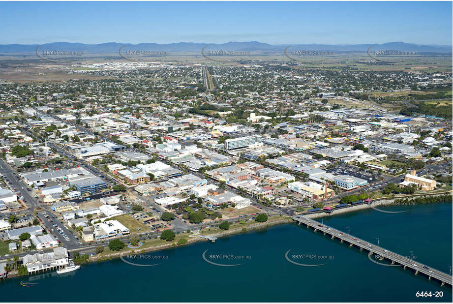 Aerial Photo Mackay CBD QLD Aerial Photography