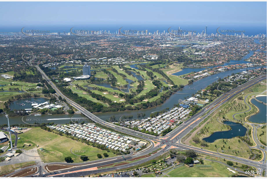 Aerial Photo Carrara QLD Aerial Photography