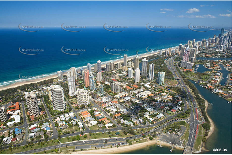 Aerial Photo Main Beach QLD Aerial Photography