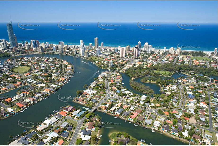 Aerial Photo Broadbeach Waters QLD Aerial Photography