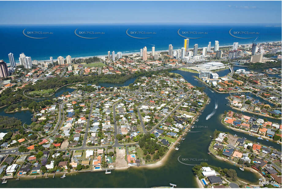 Aerial Photo Broadbeach Waters QLD Aerial Photography