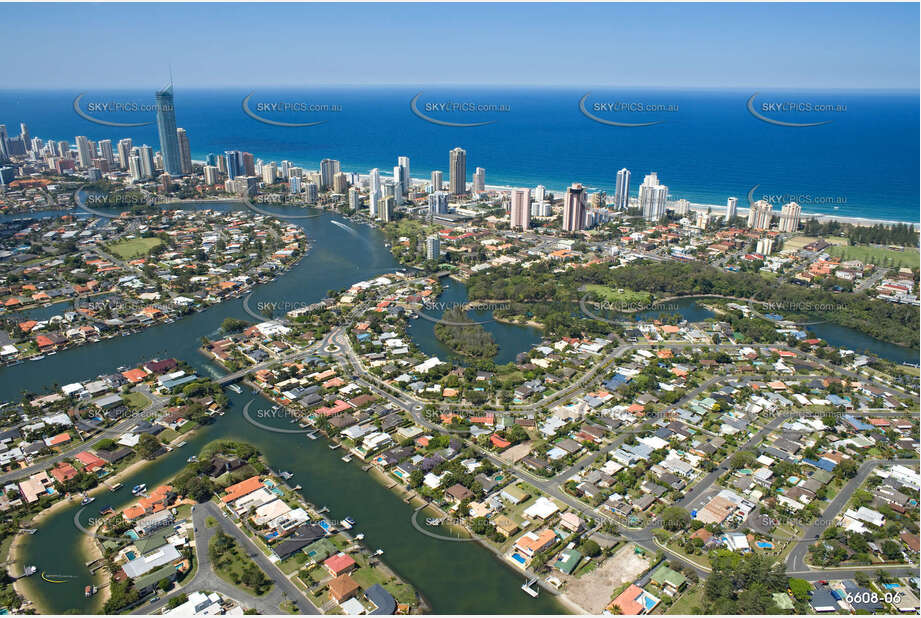 Aerial Photo Broadbeach Waters QLD Aerial Photography