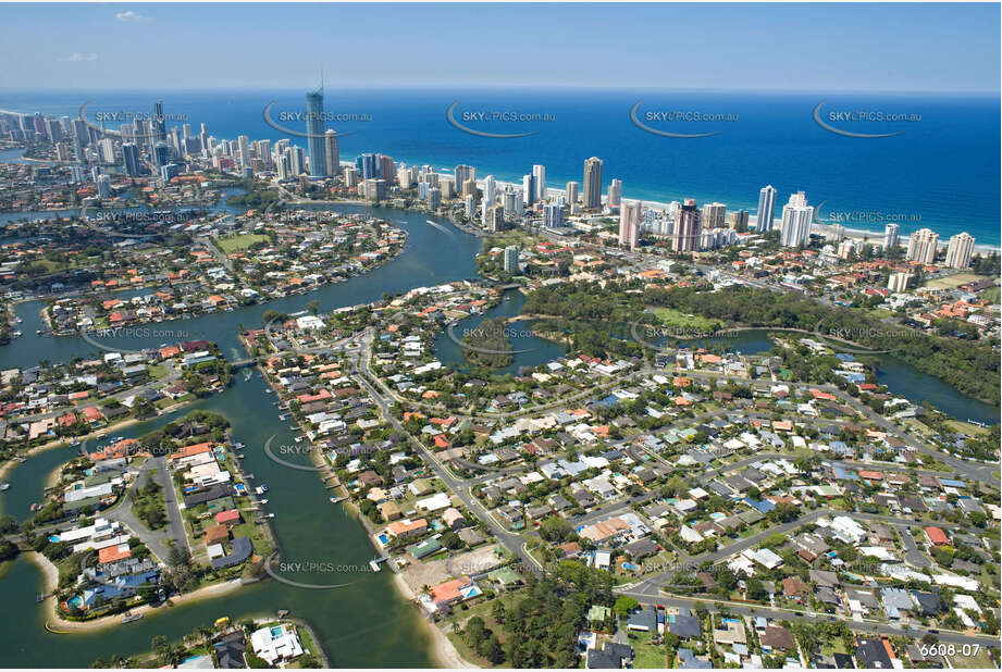 Aerial Photo Broadbeach Waters QLD Aerial Photography