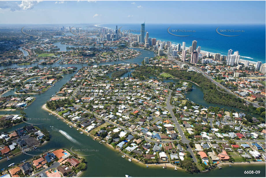 Aerial Photo Broadbeach Waters QLD Aerial Photography