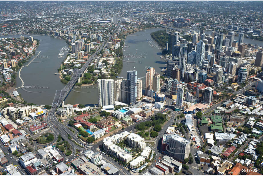 Aerial Photo Brisbane CBD QLD Aerial Photography