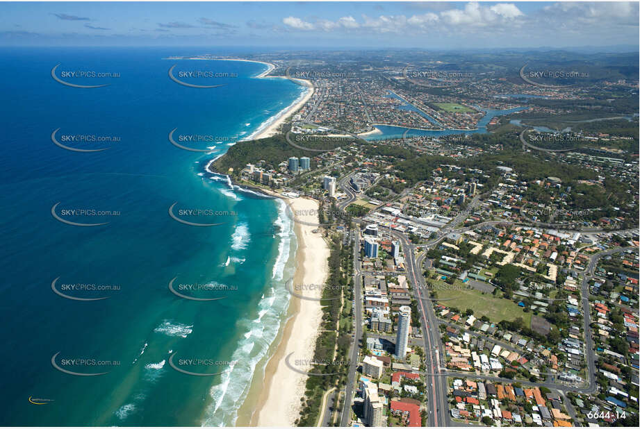 Aerial Photo Burleigh Heads QLD Aerial Photography