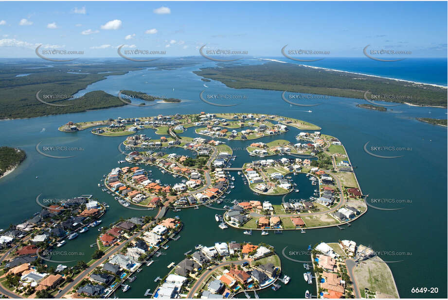 Aerial Photo Sovereign Island QLD Aerial Photography