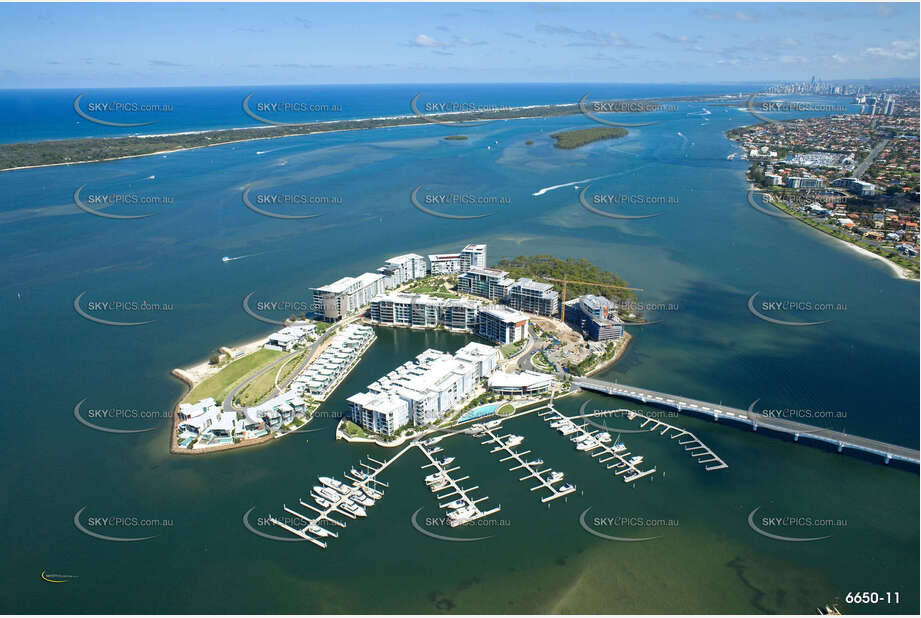 Aerial Photo Ephraim Island Paradise Point QLD Aerial Photography
