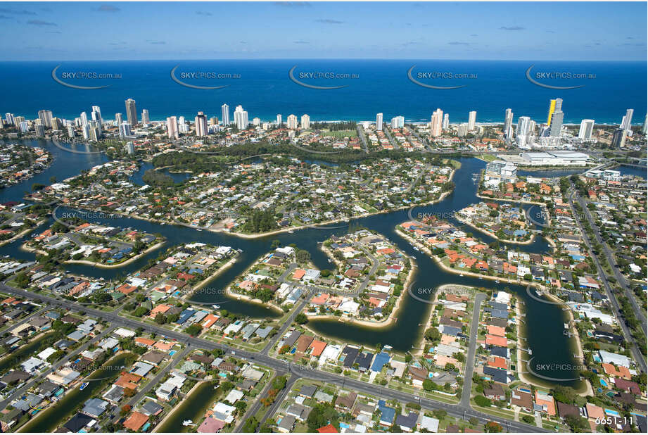 Aerial Photo Broadbeach Waters QLD Aerial Photography