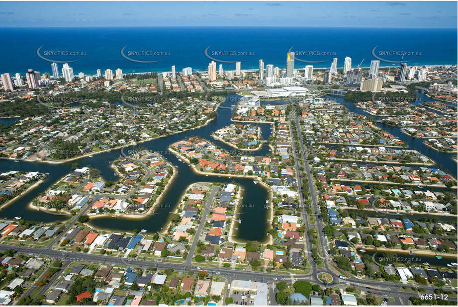 Aerial Photo Broadbeach Waters QLD Aerial Photography