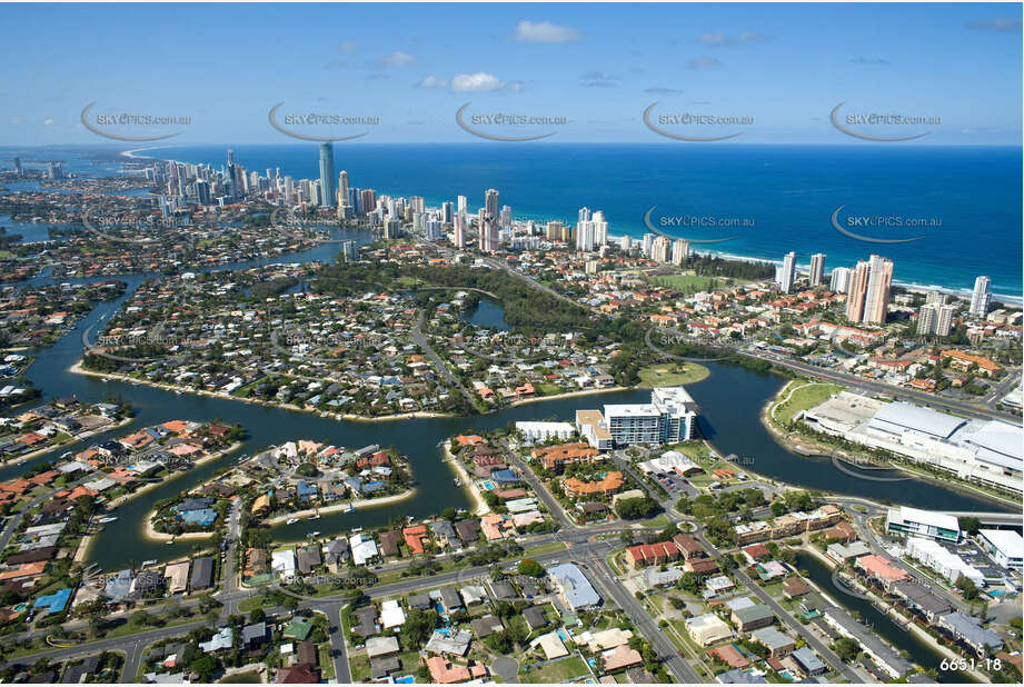 Aerial Photo Broadbeach Waters QLD Aerial Photography
