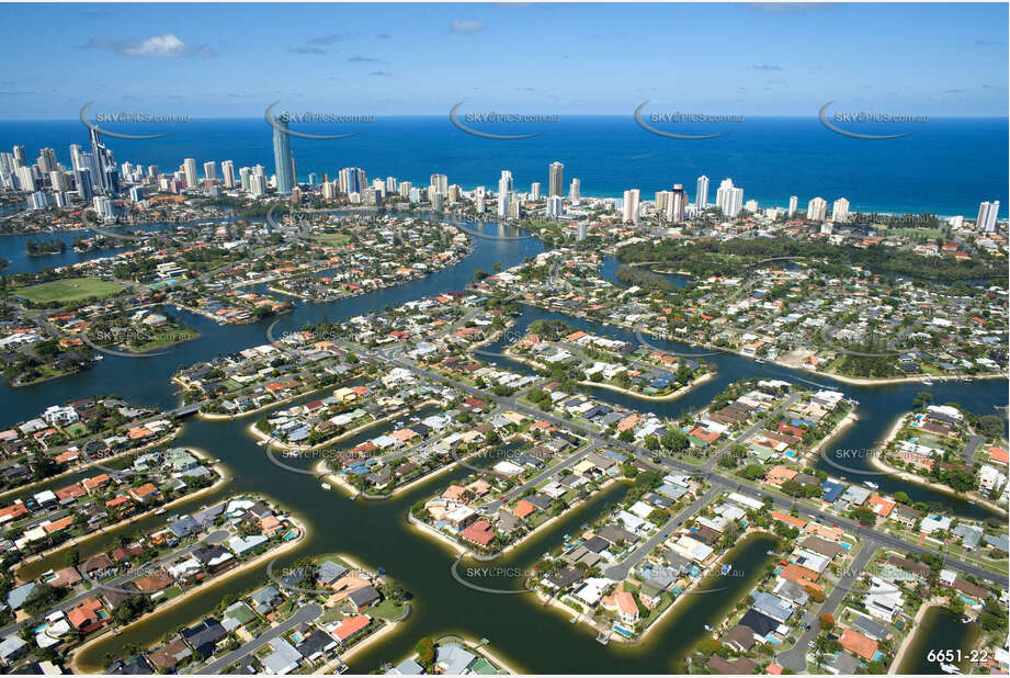 Aerial Photo Broadbeach Waters QLD Aerial Photography