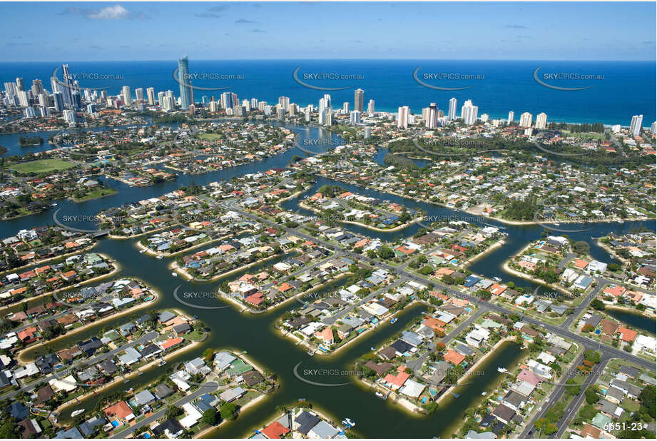 Aerial Photo Broadbeach Waters QLD Aerial Photography