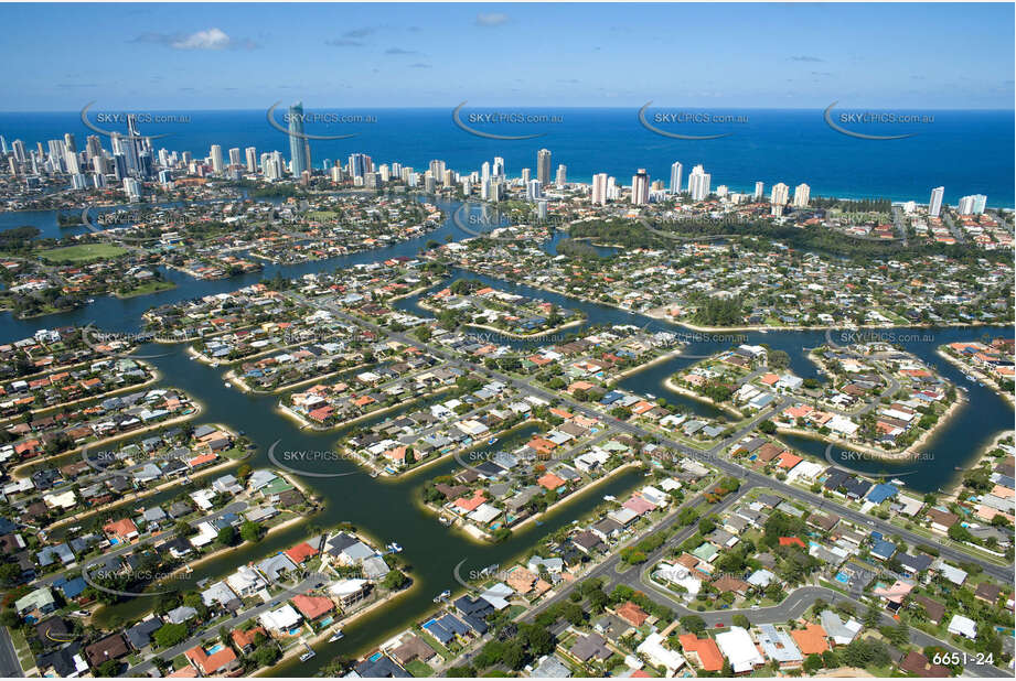 Aerial Photo Broadbeach Waters QLD Aerial Photography