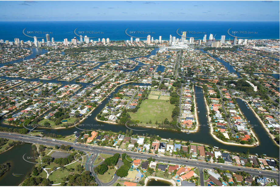 Aerial Photo Broadbeach Waters QLD Aerial Photography