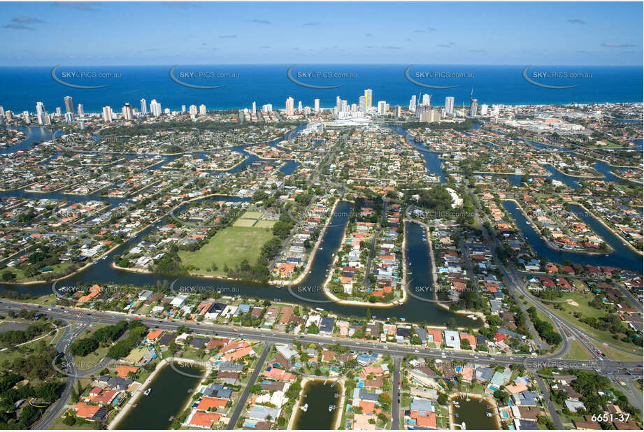 Aerial Photo Broadbeach Waters QLD Aerial Photography