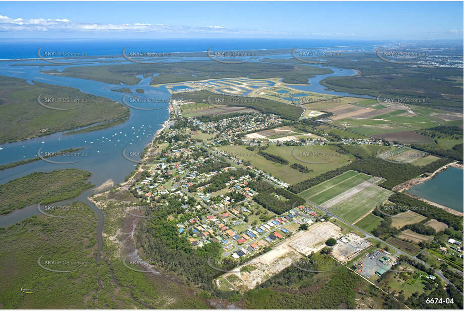 Aerial Photo Jacobs Well QLD Aerial Photography