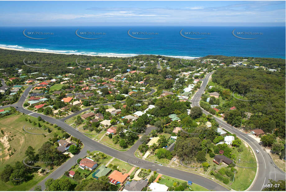 Aerial Photo Valla Beach NSW Aerial Photography