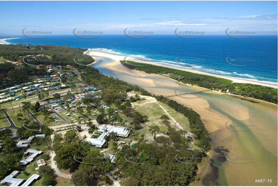 Aerial Photo Valla Beach NSW Aerial Photography