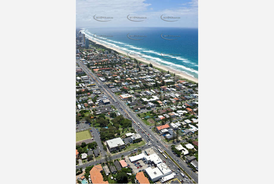 Aerial Photo Mermaid Beach QLD Aerial Photography