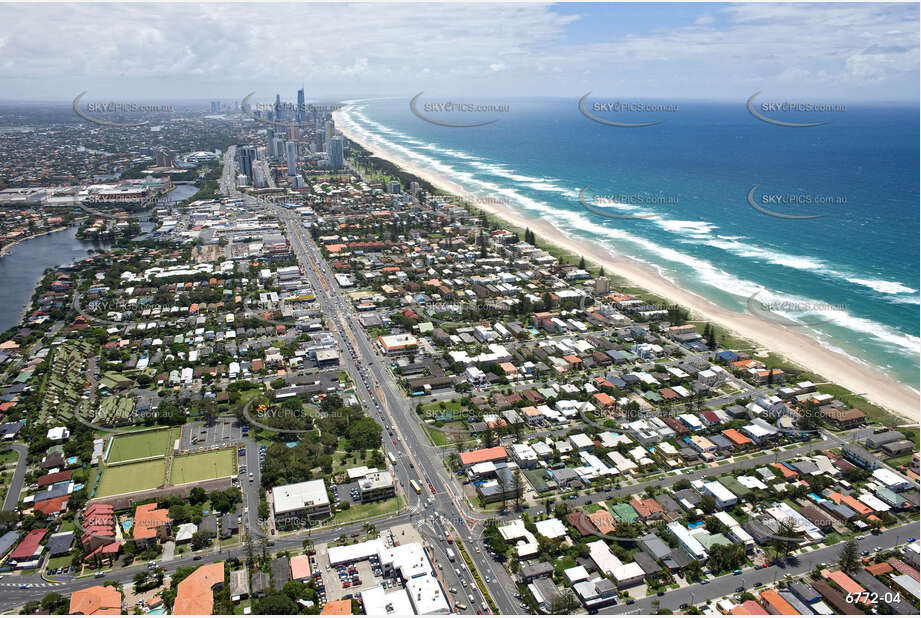 Aerial Photo Mermaid Beach QLD Aerial Photography