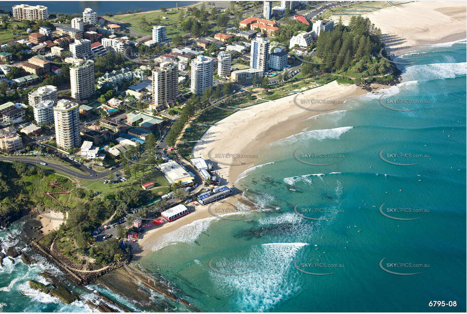 Aerial Photo Kirra QLD Aerial Photography