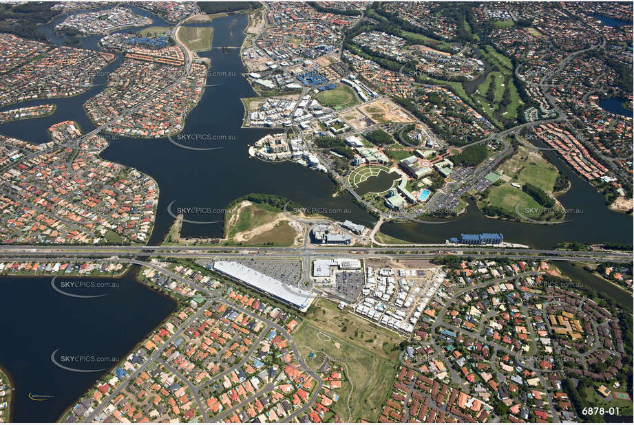 Aerial Photo Varsity Lakes QLD Aerial Photography