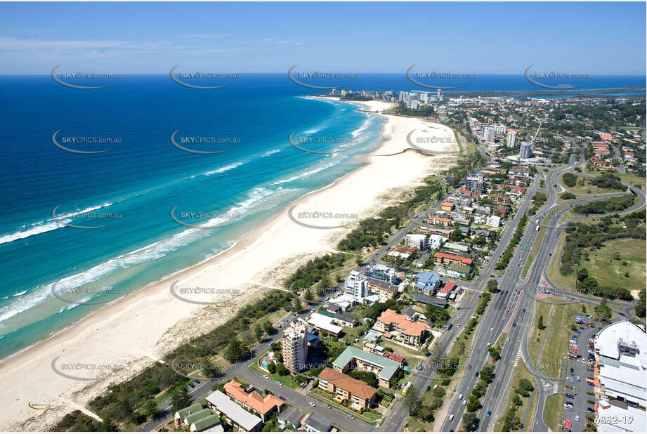 Aerial Photo Bilinga QLD Aerial Photography