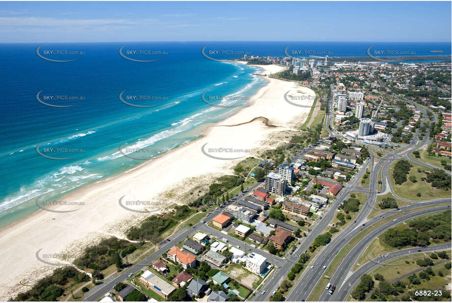 Aerial Photo Bilinga QLD Aerial Photography