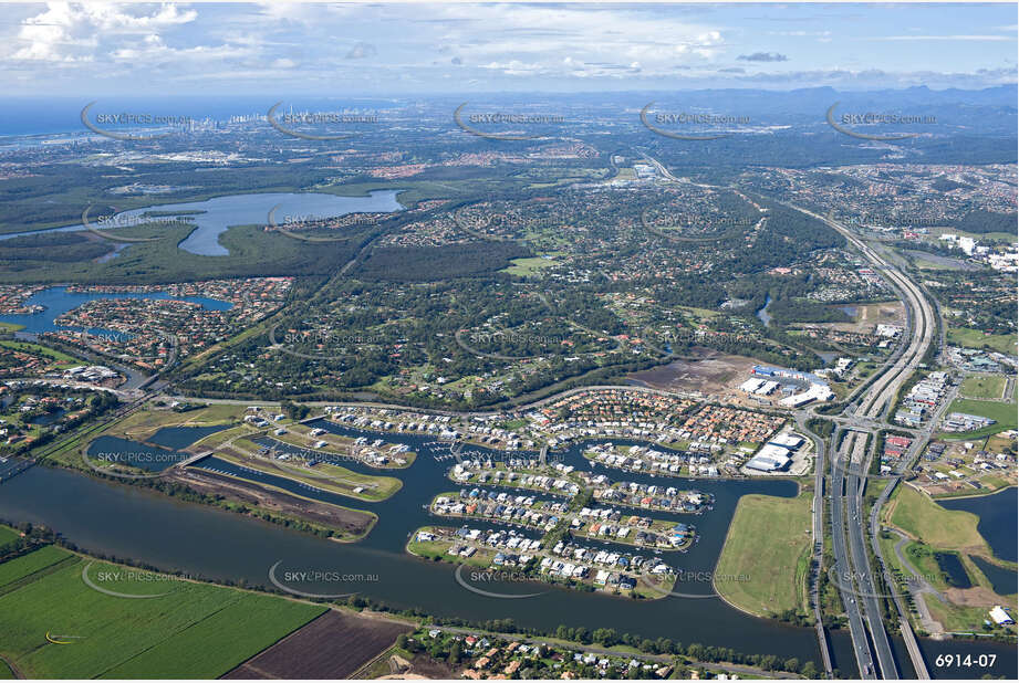 Aerial Photo Helensvale QLD Aerial Photography