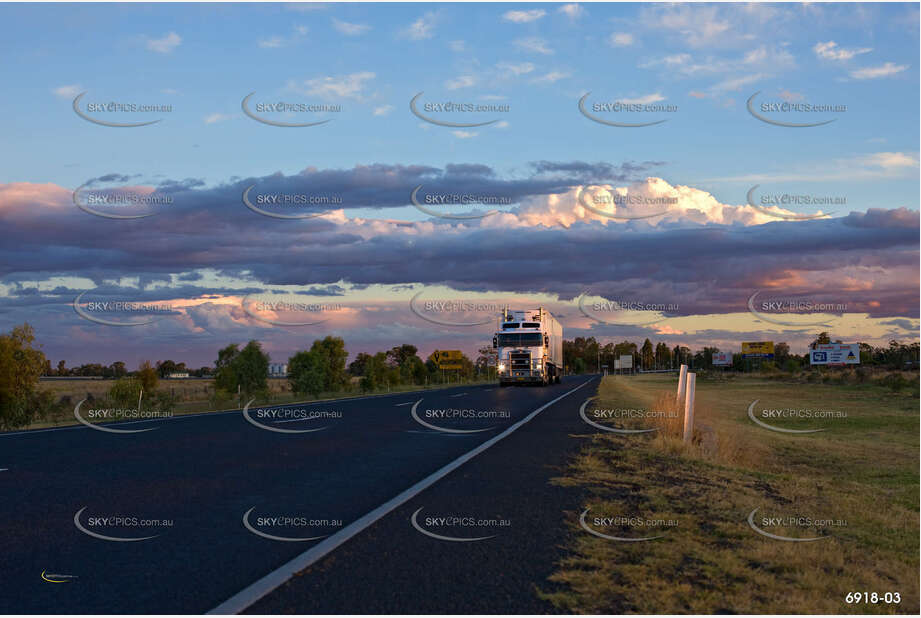 Long Haul Truck Aerial Photography