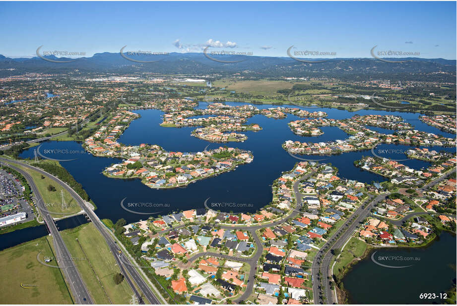 Aerial Photo Clear Island Waters QLD Aerial Photography