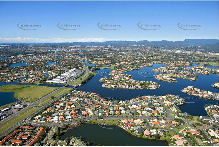 Aerial Photo Clear Island Waters QLD Aerial Photography