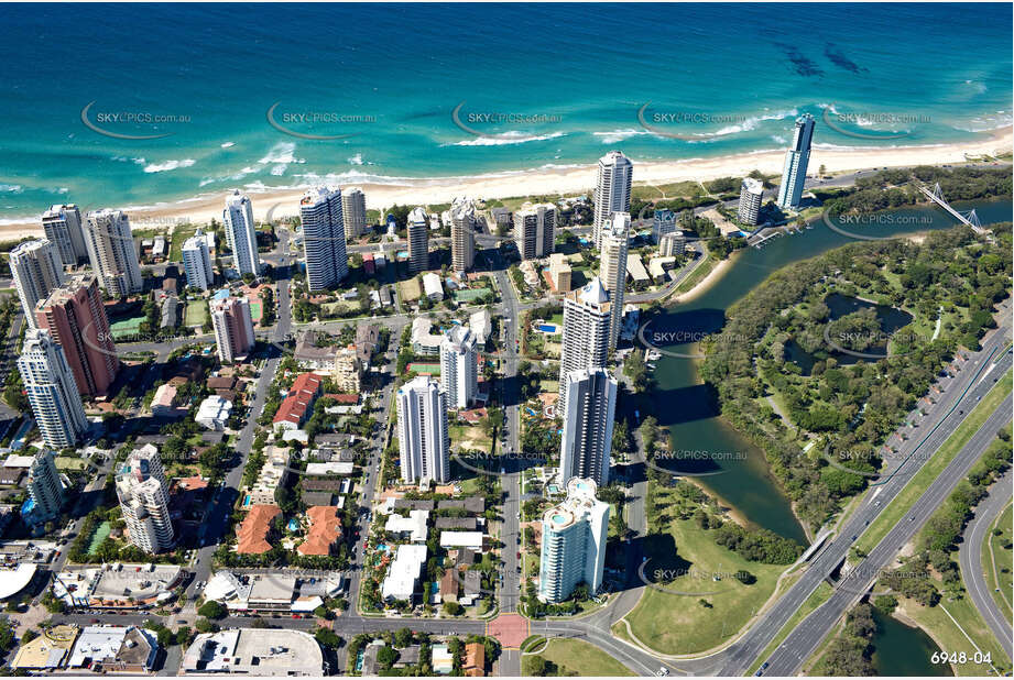 Aerial Photo Main Beach QLD Aerial Photography