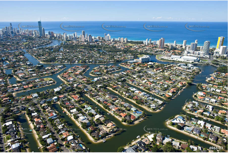 Aerial Photo Broadbeach Waters QLD Aerial Photography