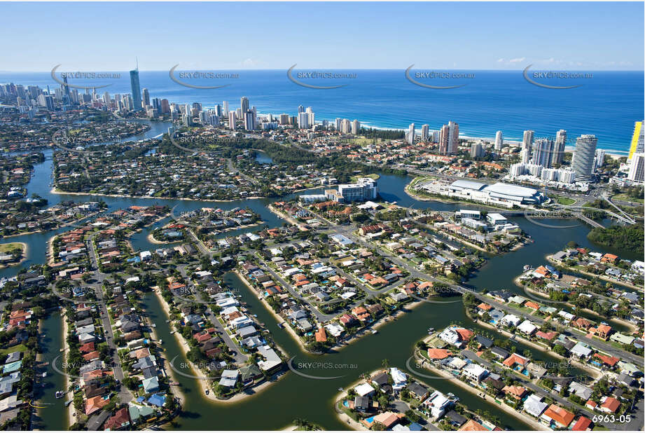 Aerial Photo Broadbeach Waters QLD Aerial Photography