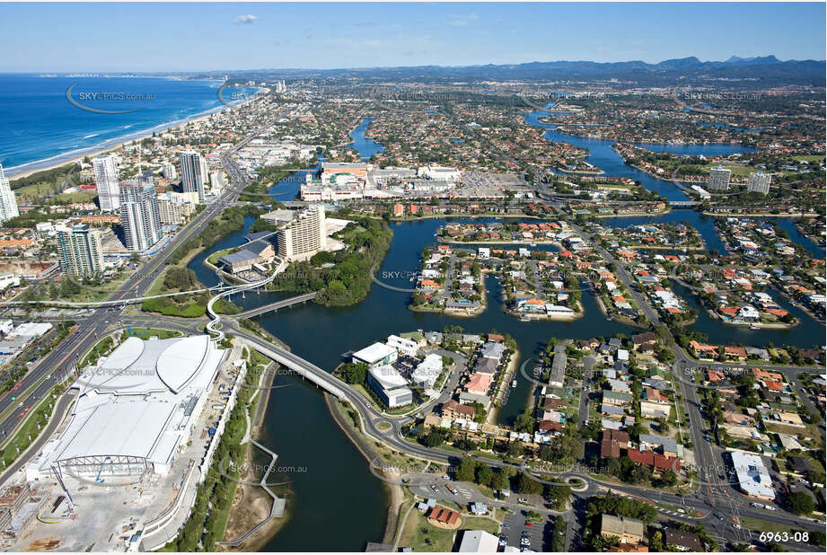 Aerial Photo Broadbeach Waters QLD Aerial Photography