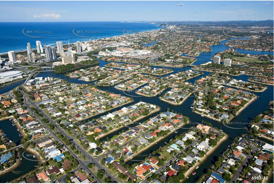 Aerial Photo Broadbeach Waters QLD Aerial Photography