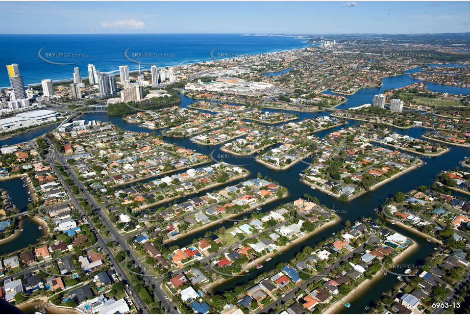Aerial Photo Broadbeach Waters QLD Aerial Photography
