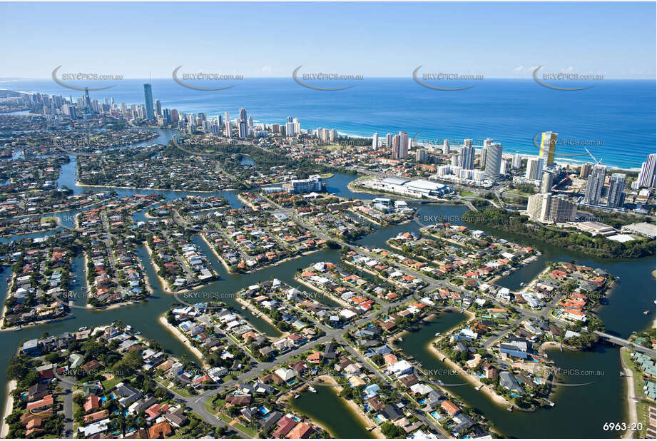 Aerial Photo Broadbeach Waters QLD Aerial Photography