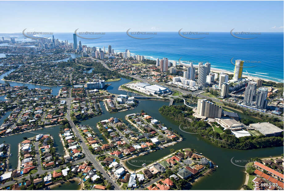 Aerial Photo Broadbeach Waters QLD Aerial Photography