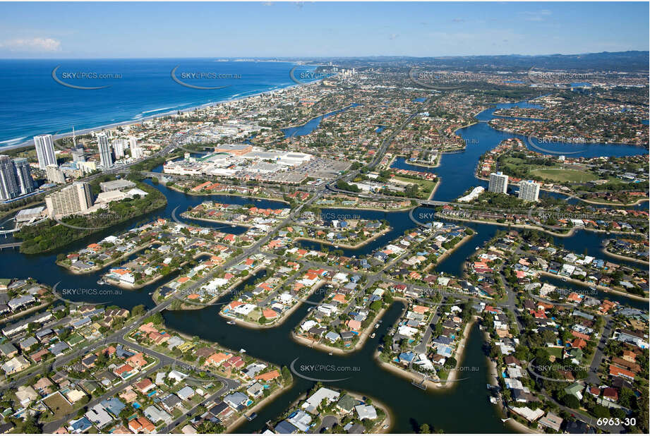 Aerial Photo Broadbeach Waters QLD Aerial Photography